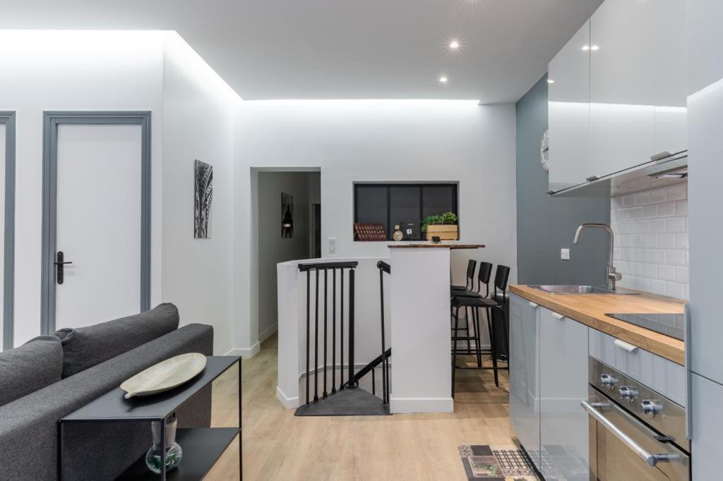 Hsh Batignolles Sauffroy Charming Apartment 8P Parijs Buitenkant foto